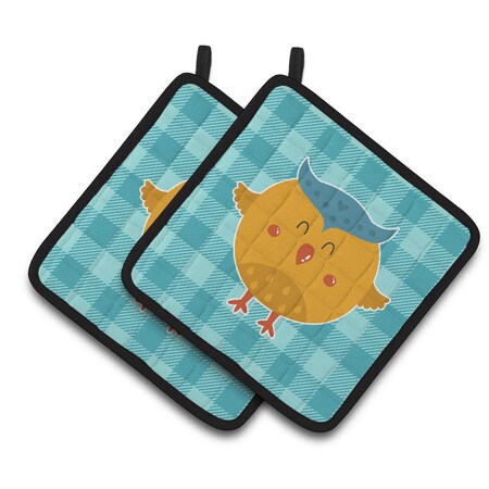 Carolines Treasures Wise Owl Pair of Pot Holders BB6732PTHD